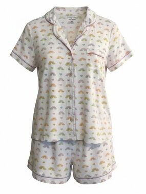 Roller Rabbit x Stoney Clover Cotton Candy Clouds Pajama Set Medium Pima Cotton